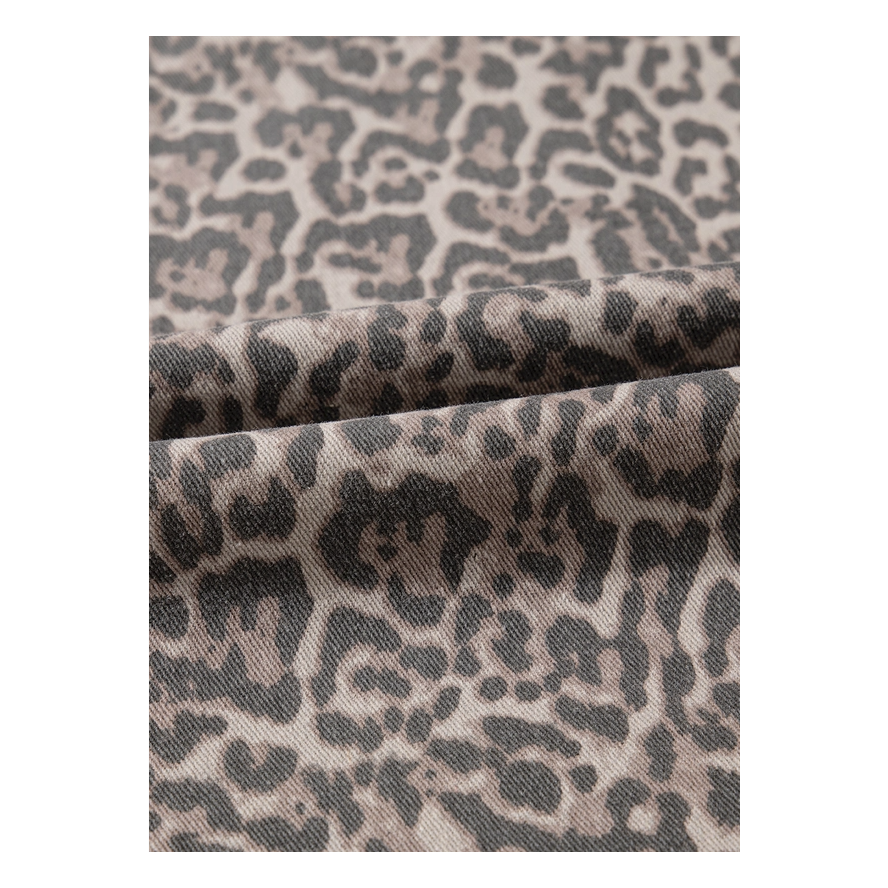 Leopard Wide Leg Jeans