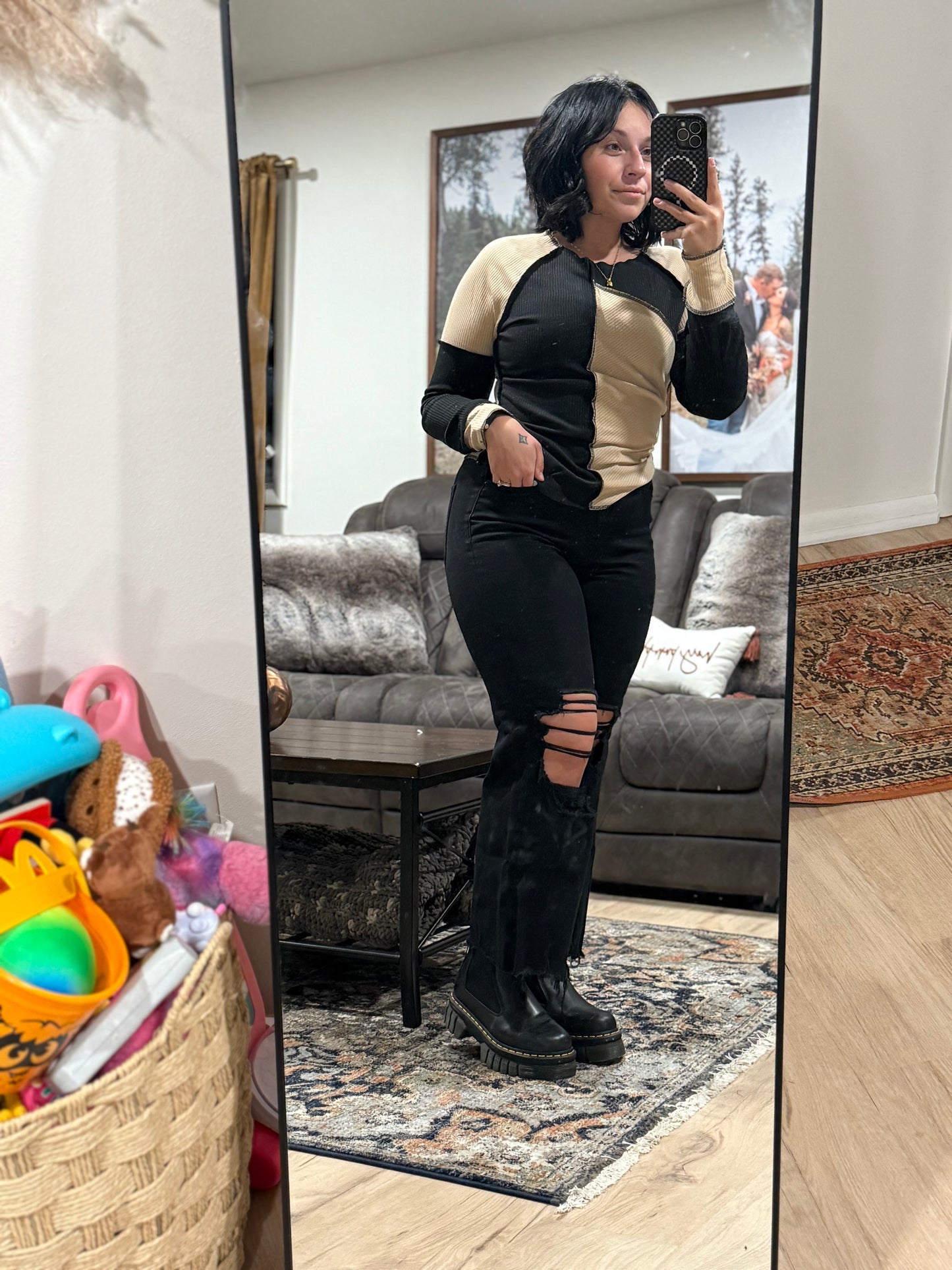 Multicolor Block Shirt